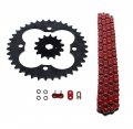 Fits Honda Trx250r 250r 520-96 Red O Ring Chain Sprocket Black 14 38