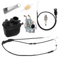 Carburetor Assy Air Filter 2 Pcs Cable Spark Plug For Yamaha Pw50 2008-2009 2012-2024 O E M 5pg-14101-11-00 