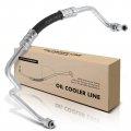 A-premium Automatic Transmission Oil Cooler Line Hose Assembly Compatible With Dodge Ram 2500 3500 2003-2009 5 9l 6 7l Diesel