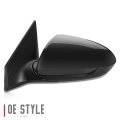 Hy1320226 Factory Style Driver Left Side Mirror Manual Folding Power Adjust Heated Glass Blind Spot Detection Compatible With