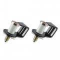 Acropix Door Lock Striker Bolt Assembly Replacement Fit For Ford F-150 F-250 F-350 1984-1996 No E9az 5422008-a Pack Of 2 Black 