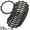 Caltric Clutch Friction Plates Compatible With Suzuki Vs1400glf Vs-1400glf Intruder 1400 1987-1989 1991 1992