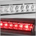 Led Third Brake Light Chrome Housing For 07-12 Dodge Nitro 3bl-dnit07-led-ch High Mount Tail Bar With Clear Polycarbonate Lens