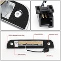 Led Third Brake Light Chrome Housing For 07-12 Dodge Nitro 3bl-dnit07-led-ch High Mount Tail Bar With Clear Polycarbonate Lens