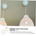 Osaladi 50 Pcs Light Buckle Bar Mounts Ceiling Lamp Rotary Clamp Thickened Clasps Led Strip Light Fixing Clips Home Items Lamps