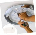Osaladi 50 Pcs Light Buckle Bar Mounts Ceiling Lamp Rotary Clamp Thickened Clasps Led Strip Light Fixing Clips Home Items Lamps
