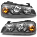 Ensyusuma For 2004 2005 2006elantra Headlight Assembly Left Driver And Right Passenger Side Headlights Replacement Pair Black 