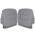 Secos Driver Passenger Side Bottom Replacement Leather Seat Covers Gray For Ford Excursion Xlt Limited 2000 2001 