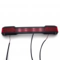 Httmt- Usmt451-bk Red- Led Tail Brake Light Trunk Classic King Tour Pack Compatible With H-d Touring Wrap 97-08