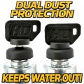 Starter Ignition Key Switch For John Deere Sabre Model 1948 Serial 010001 To 015000 Dual Protection Upgrade With 3 Keys And