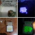 Hqrp Professional 365 Nm 9 Led Rocks Stones Illumination Glow Fluorescence Flashlight Blacklight And Clear Lens Safety Glasses