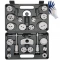 Atpeam 24pcs Heavy Duty Disc Brake Caliper Tool Set And Wind Back Kit For Pad Replacement 