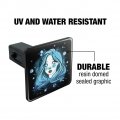 Watercolor Sketch Of A Modern Day Mermaid Tow Trailer Hitch Cover Plug Insert