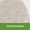 Scotch Felt Pads Furniture For Protecting Hardwood Floors Round 3 In Diameter Beige 4
