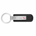 Ipick Image For Dodge Challenger R T Silver Metal Plate Black Pu Leather Strap Key Chain Keychain Official Licensed
