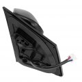 Ocpty Black Left Side Mirror Fit For 2017-2018 Toyota Corolla Im Smooth Glass Power Folding Heated Turn Signal