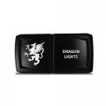Ch4x4 Rocker Switch V2 Dragon Lights Symbol Horizontal Amber Led