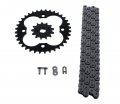 Fits Honda Trx250r 250r 520-96 Non O Ring Chain Sprocket Black 13 36
