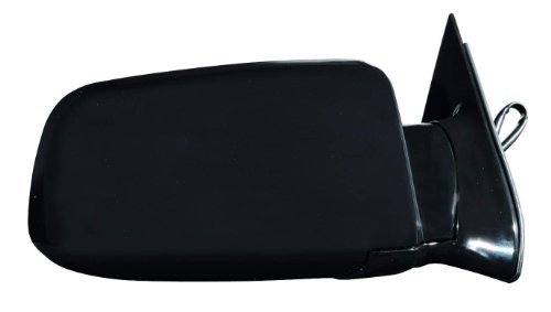 Passenger Side Door Mirror Set 335-5402r3el Glossy Black Convex Glass Mount For Cars