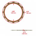 Caltric Clutch Friction Plates Compatible With Suzuki Gsxr 1000 Gsx-r1000 Gsxr1000 2017 2018 2019 2020