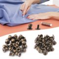 Walfront 20pcs Round Head Solid Copper Nail Rivet Button Diy Leather Accessories 8 6mm Bronze Tool