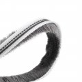 Uxcell Brush Weather Stripping 15m 49 2ft Card Slot Seal Strip Pile Weatherstrip Door Sweep For Window W Silicon Sheet 7x8mm
