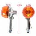 2 Pcs Turn Signal Lights Indicator 12mm Bolt Motorcycle