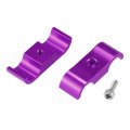 X Autohaux 4 Pcs An4 Car Hose Separator Clamp Aluminum Alloy Fuel Line Mounting Divider Fitting Adapter For Oil Gas Water Brake