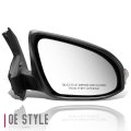 To1321298 Factory Style Passenger Right Side Mirror Manual Folding Power Adjust Heated Glass Turn Signal Compatible With Toyota