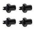 4 Pack Universal Black Clutch Brake Cable Adjusters Metric 8mm M8 For Honda Yamaha Suzuki Kawasaki Motorcycle Atv 