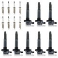 Ignition Coil Platinum Spark Plug Set Of 8 For Ford F150 Mustang 2011 2012 2013 2014 2015 2016 5 0l Uf622 Dg542 Sp548