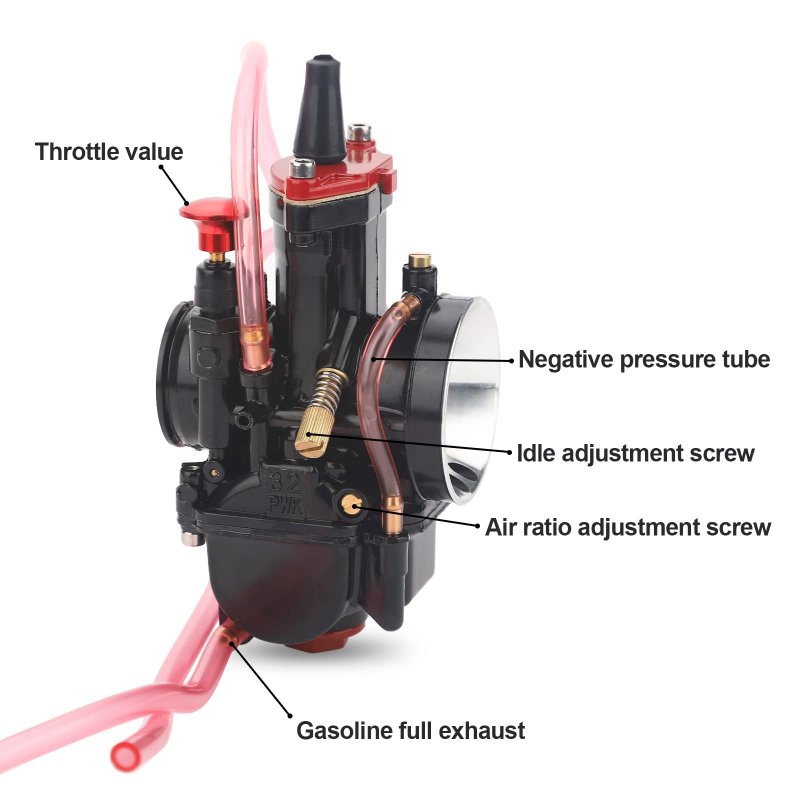 Pwk Carburetor 21 24 26 28 30 32 34mm Racing Carb Universal For 2t 4t Engine Dirt Bike Motocross Motorcycle Scooter Atv Quad Go