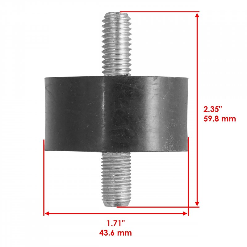 3024012 Engine Mount For Polaris 2x4 4x4 6x6 Height 2 35 In Length 1 7 Engine Mount For Polaris 2x4 4x4 6x6 Height 2 35 In
