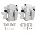 Rear Left Right 19b3193 Brake Calipers Set Silver 2 Pcs For Toyota Rav4 2006-2012