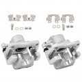 Ocpty Rear Left Right 19b3193 Brake Calipers Set Silver 2 Pcs Compatible With For Toyota Rav4 2006-2012
