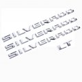 2019-2022 Oem 3pack Silverado Plus Lt Emblems 3d Letters Badges Compatible With Genuine Parts 84300948 Glossy Chrome