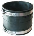Fernco P1060-44 Flexible Pvc Coupling For 4 Plastic Socket To Plumbing Connections 