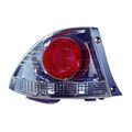 Lexus Is 300 Sedan 2002-2003 Tail Light Assembly Unit Passenger Side Dark Metallic Lx2819103 81551-53032-b0 