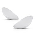 Front Headlight Lens Covers Left Right Pair Commpatible With Porsche Cayenne 958 Model 2011 2012 2013 2014 Headlamp Cover Clear 