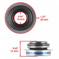 Caltric Mechanical Water Pump And Oil Seals Compatible With Kawasaki 92049-0041 49063-1002