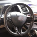 Szfkaccess For Honda Civic 2006 2007 2008 2009 2010 2011 Steering Wheel Cover Trim Carbon Fiber Style Inner Abs One