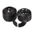 Uxcell Pipe Cover Decoration 32mm Pp Plastic Escutcheon Water Drain Line Black 10pcs