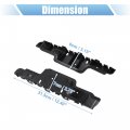 X Autohaux 1 Pair Front Bumper Bracket For Cadillac Srx 2010-2016 No 22806472 22806471 Left Driver And Right Passenger Side