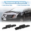 X Autohaux 1 Pair Front Bumper Bracket For Cadillac Srx 2010-2016 No 22806472 22806471 Left Driver And Right Passenger Side