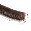 Uxcell Self Adhesive Brush Seal Weather Stripping 5 16 X 1 4 36ft Door Strip For Sliding Sash Window Wardrobe Brown
