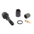 Tomall Tpms Black Bolt-in Tire Valve Stem Caps Explosion Proof Inner Tube
