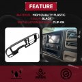 Hecasa Double Din Dash Panel Kit Compatible With 1995-2002 Gmc Suv Truck Black W Harness Car Radio Stereo