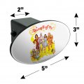 The Wizard Of Oz Yellow Brick Road Oval Tow Trailer Hitch Cover Plug Insert