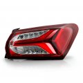 Outer Section Led Tail Brake Light Right For 2019-2023 Malibu With Factory Type Passenger Side Chrome Housing Red Lens Mounted 