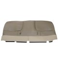 Front Full Bench Bottom Replacement Microfiber Leather Seat Cover Tan For Ford F250 F350 F450 F550 Xl Super Duty 1999 To 2002 